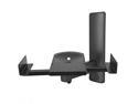 AM40 Side Clamping Bookshelf Speaker Wall Mount supports upto 50 lbs tilts & swivel comes as a Pair to mount 2 speakers. Color Black