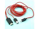 2M 6.6Ft Long MHL Micro USB HDMI Cable Adapter Connector to HDTV for Samsung Galaxy S3 SIII i9300 Samsung Galaxy Note 2 N7100
