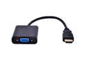 Black 1080P HDMI Male to VGA Female Video Converter Adapter Cable for PC PS3 XBOX 360 Mac TV Box Laptop Tablet DVD HDTV Monitor Projector