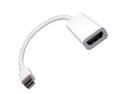 White Mini DisplayPort Display Port DP Male to HDMI Female 1080P Adapter Cable Converter for Apple MacBook Pro, Air, Mac Mini and iMac with Audio Support
