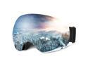 VicTake Ski Snowboard Goggles with 100% UV400 Protection, Detachable and Anti-Fog Double Lens