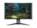 Lenovo Y27g 65C1GCC1US 27" Black Curved 144Hz G-Sync Gaming Monitor, 1920 x 1080, 16:9, 3000:1, 300 cd/m2, 8ms, USB 3.0, HDMI, DisplayPort, 178/178 Viewing Angle, VESA Mountable, Razer Edition Chroma Lighting