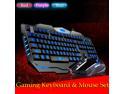 Delog GM1 3 Color Backlight Ergonomic Gaming Keyboard & 2400DPI Gaming Mouse Set