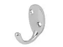 Bedroom Towel Umbrella Single Hook Hanging Screw Mounted Zinc Alloy Wall Hanger