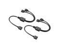 RGB Splitter Cable 1 Female to 2 Female 3 Pin Extension Connector Cord Wire for 5050 3528 LED Light Strips 30cm Length 2Pcs