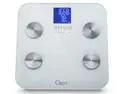 Ozeri ZB13-W2 Touch 440 lbs Total Body Bath Scale in White – Measures Weight, Fat, Muscle, Bone & Hydration with Auto Recognition and Infant Tare Technology