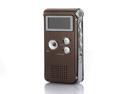 Coffee Digital Rechargeable 8GB 650Hr USB2.0 Audio Voice Recorder Dictaphone MP3 Player FM