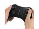 Black Dual Analog Wireless Gamepad Controller for Nintendo Wii U Pro