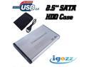 Portable USB 2.0 2.5" inch SATA Hard Disk Drive External Case Enclosure Box pc laptop