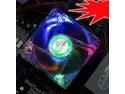 80mm 8cm 4 Pins LED Colorful CPU Evercool Cooling Case Fan For Computer