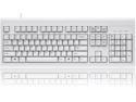 Perixx PERIBOARD-106 US, Wired USB Standard Keyboard, 104 Curve Keys Basic and Ergonomic Keyboard, White, Full US Layout