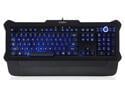 Perixx PX-1100, Backlit Keyboard - Red/Blue/Purple Illuminated Keys - Gaming Style Ergonomic Design - Rubber Painting Surface - 20 Million Key-Press Lifecycle - Adjustable Palm Rest