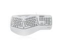 Perixx PERIBOARD-512IIW - Ergonomic Split Keyboard - Wired USB Interface - Natural Ergonomic Design - Bulky Size 512x264x62 mm - White - German Design