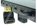 90 Degree Turn ( Right Angled ) Gold Plated HDMI Male to Female Connector Adapter Converter