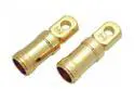NEW PAIR AUDIOPIPE BTC10 1/0GA RING TERMINAL SET SCREW STYLE RING TERMINAL
