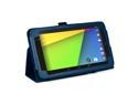 Colors Flip PU Leather Stand Case Cover For New Google Nexus 7 FHD II 2nd Gen Deep Blue