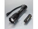 CREE XM-L T6 Zoomable Waterproof LED Light Flashlight - 5 Modes, 1800LM