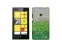 Waterfall Green With Full Rhinestones Hard Cover Case for Nokia Lumia 520