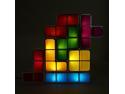 AC110-220V Tetris DIY Constructible LED Desk Lamp Light - Novelty Gift Recesky, Retro Game Style, Stackable