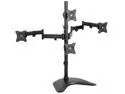 VIVO Quad LCD Monitor Desk Stand Mount Free-Standing 3 + 1 = 4 Screens up to 24" (STAND-V004Z)
