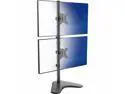 VIVO Dual LCD Monitor Vertical Stand Mount, Fits 2 Ultrawide Screens up to 34"