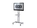 TV Cart for LCD LED Plasma Flat Panels Stand with Wheels Mobile fits 42" to 70"