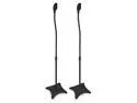 Mount-It! Speaker Stands for Home Theater Sound System Satellite Speaker Mounts |  Set of 2 |  Black