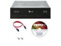 LG 14x WH14NS40 Internal Blu-ray Writer Bundle with Nero Essentials Burning Software and Cable Accessories (Supports CD DVD BD BDXL MDISC)