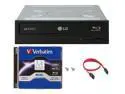 LG 14x WH14NS40 Internal Blu-ray DVD Drive + 100GB Verbatim M-Disc BDXL + SATA Cable