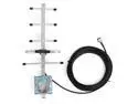 Phonetone Black 8db 10M 33 Feet Outdoor directional Yagi Antenna for 800Mhz/850MHz/900MHz GSM Mobile cell phone signal Repeater Booster Amplifier