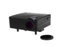 Portable Mini HD Multimedia LED Projector For Home Cinema Theater - Black