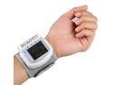 LCD Digital Wrist Pulse Blood Pressure Monitor & Heart Beat Meter - 60 Memory