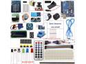 UNO R3 Starter Kits 1602 LCD Screen Servos Stepper Motor Ultrasonic Range Finder Dot Matrix for Arduino