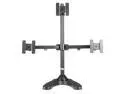 Monmount LCD3501T Free Standing Desk Triple LCD Monitor Mount w/ Weighted Stand