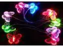 Multi Color Butterfly Shape Led Battery String Light Holiday Fashionable Lights Xmas Decoration Light 1.2m 10 Bulb 10 Butterfly Shape Adornment