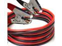 OxGord 4 Gauge 25 foot 500 Amp Heavy Duty Jumper Cables for Emergency Use
