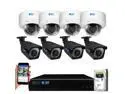 GW 5MP Full PoE IP Camera Security System, 8 Channel H.265 NVR w/ 4K Output, 8 x 5MP Full HD (2592 x 1920p) Digital WDR In/Outdoor Mixed of Bullet and Dome IP Cameras (2TB HDD)