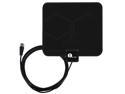 1Byone Thin Indoor HDTV Antenna - 25 Miles Range, 10-Foot Coaxial Cable