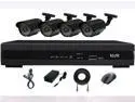 Tway dvr 4 channel IP camera outdoor POE NVR kits video surveillance plug and play and P2P cloud ip camera 720p TW-Kit04-POE