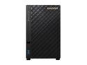 Asustor AS1002T 2-bay NAS, Marvell ARMADA-385 Dual Core, 512MB DDR3, GbE x1, USB 3.0, WoL, System Sleep Mode