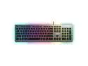 GGSMLIDH GK5 Aluminum Alloy Silent Typing Keyboard for Office and Daily Use, RGB Backlit , Extra-slim Keyboard with Chiclet Keycaps