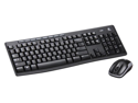 Logitech Wireless Combo MK260 920-002950 Black 8 Hot Keys USB RF Wireless Standard Keyboard and Mouse
