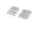 Plastic 8 Slots Micro SD TF MS SDHC Memory Card Storage Holder Box 2 PCS White