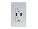 ENERLITES 4A High Speed USB Charger Receptacle 15A Tamper Resistant Safety Outlet & Wall Plate