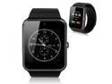iRULU Newest GT08 SIM Card NFC Bluetooth Smart Watch Wristwatch Phone Mate Independent Smartphone, For Android IOS (Black)