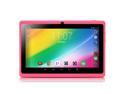 iRULU eXpro X1 7" Google Android 4.4 Tablet - GMS Certified by Google, 1024*600 HD Resolution, Quad Core, 8GB Nand Flash - Pink