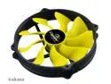 4 pin PWM 145 mm Yellow Super silent VIPER Case Fan