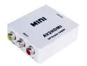 RCA AV to HDMI Converter Adapter Mini Composite CVBS to HDMI AV2HDMI Converter in Retail Package 1080P