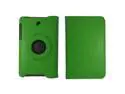 M0K 360° Rotatable Leather Stand Case Cover For ASUS MeMO Pad HD 7 ME173X ME173-GREEN