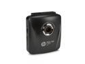 HP f335 Dash Cam HD video recorder with G-Sensor and loop recording function. Compact size, stylish deep grey color.